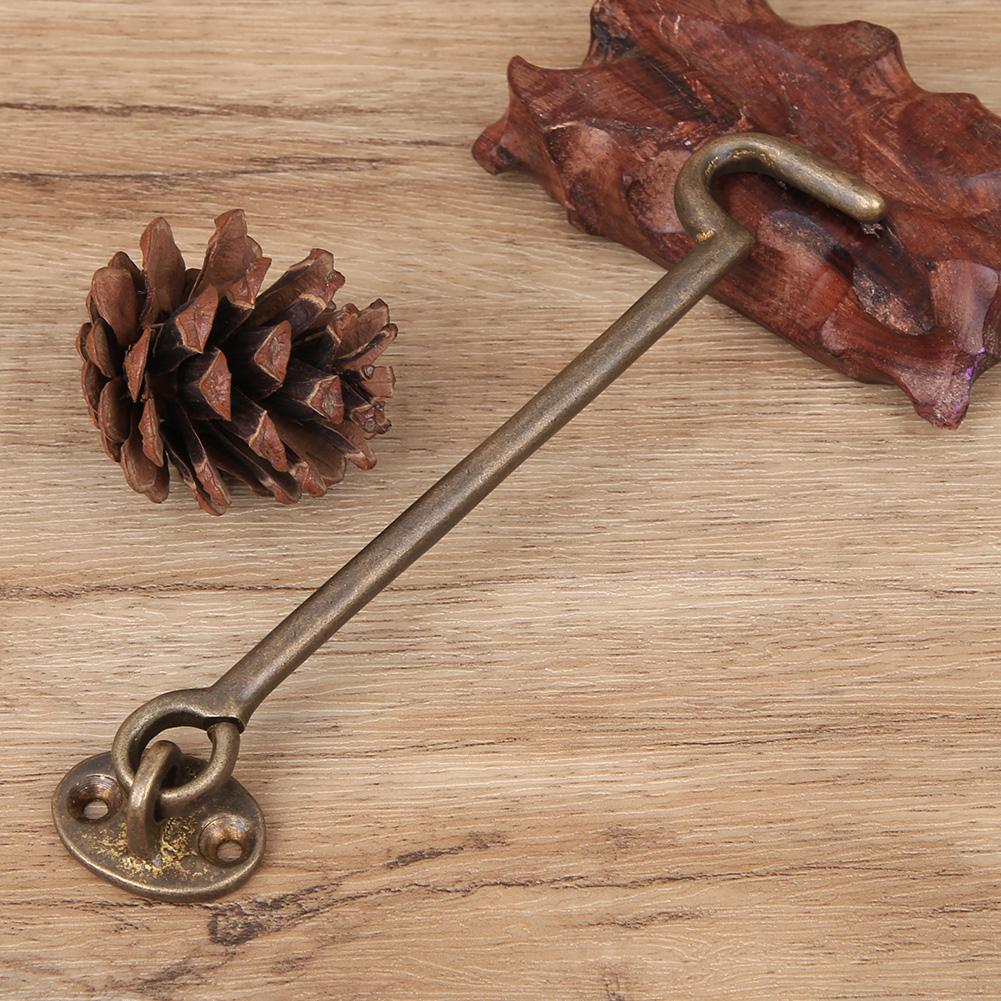 Chinese Style Window Latches Antique Brass Security Window Stay Hook Wind Brace