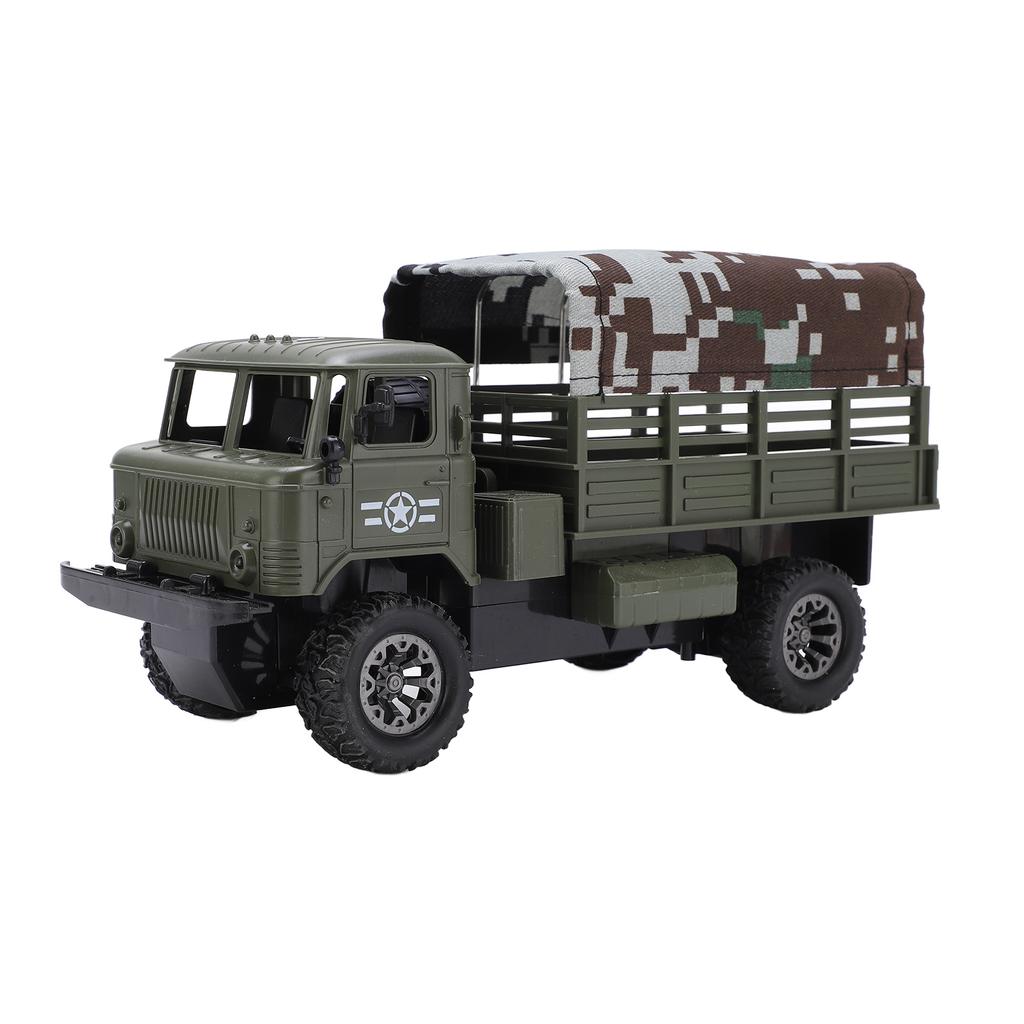 Drahtlose Fernbedienung Militär LKW Allradantrieb Offroad RC Modellauto Spielzeug mit Licht