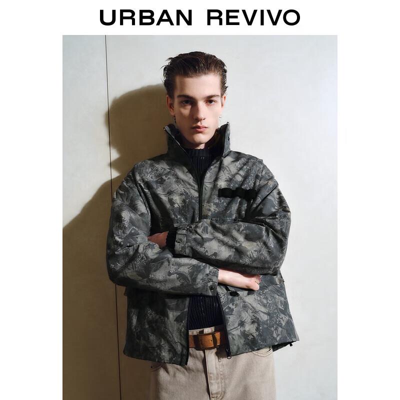 

UR Men s Casual Workwear Printed Jacket S