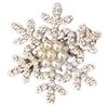 Snowflake Hair Clip Christmas Barrette Sweet Christmas Flat Clip Hairpin Christmas Elegant Hair Clip for Bunches