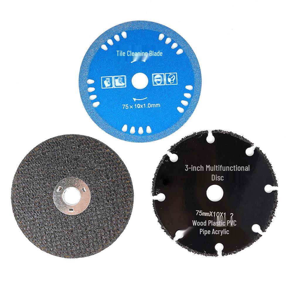 Mini 3-Inch Cutting Disc: 75mm Angle Grinder Blade for Tile, Wood, Metal
