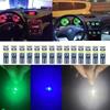 10pcs Super Bright LED Bulbs T5 W3W W1.2W 70 73 74 Auto Dashboard Gauge Lamps Car Warning Indicator Instrument Cluster Light Bulbs 7