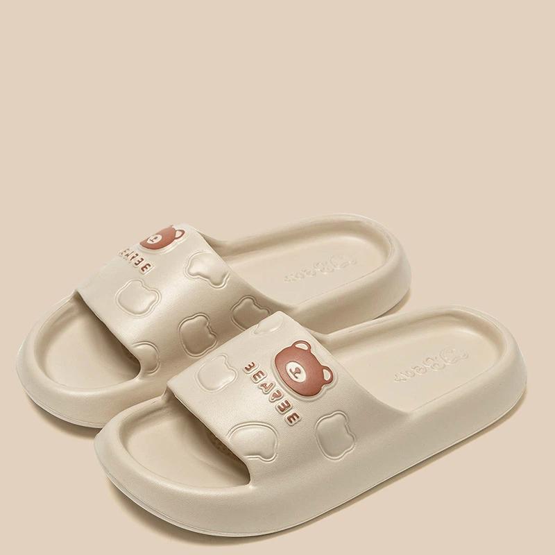 Ciabatte estive semplici da donna, pantofole morbide da casa da uomo, sandali antiscivolo da bagno per coppia, scarpe comode da esterno per la spiaggia per adulti