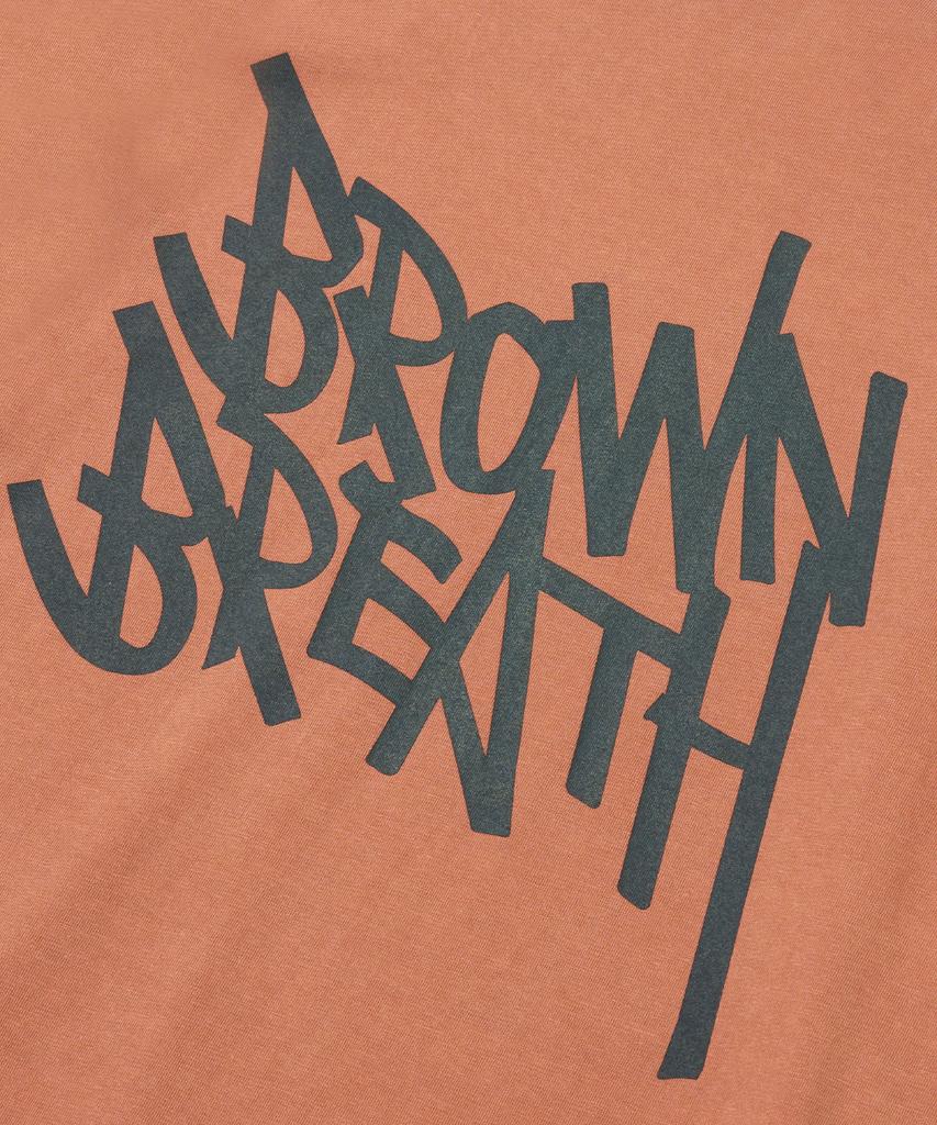 BROWNBREATH Pigment Tag Tee - Orange
