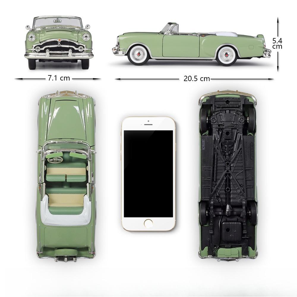 Welly 1/28 1953 Packard Caribbean Alloy Luxy Car Model Diecast Metal Classic Old Sports Vehicles Car Model Collection Kids Gifts