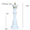 Collection Objects International Chess Ornaments Black White King Height Chess  Home Decor