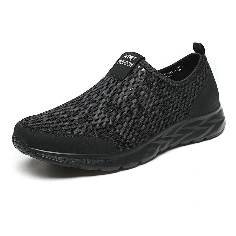 Fashion 2025 Men's Sneakers Breathable Mesh Men Casual Shoes Outdoor Non-Slip Big Size Loafers Walking Lightweight Male Tennis shoes