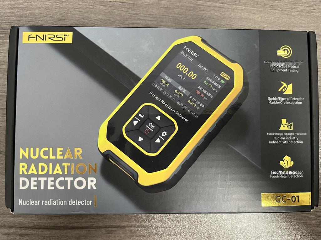 Professional Geiger Counter Ionizing Radiation Detector with Personal Dose Alarm