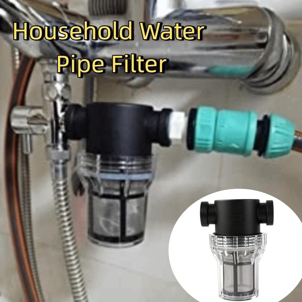 1/2" 3/4" 1" Connection Pre-filter for Water Line Clear Plastic Plumbing Sediment Filter Car Wash
