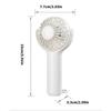 Multifuntional Handheld Fan Cooling Fan 1200mAh Powerful Electric Fan 3 Speed Setting for Travel Office and Outdoor Use