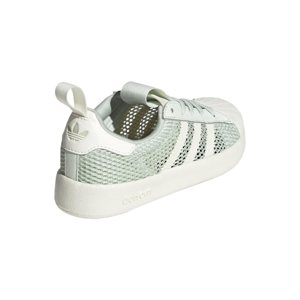 Adidas Originals Adifom Superstar Mesh 360 C Simple Fashionable Aesthetic Trendy Durable Low-Top Kids Skate Shoes Crystal Emerald Green JR7412