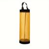 Foldable Mesh Grocery Bag Rack, Breathable Plastic Bag Dispenser, Kitchen Garbage Bag Storage Box with Hanging Storage