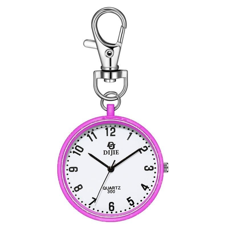 Exam Special Pocket Watch Clear Large Number Face Elderly Student Keychain Pendant Watch Fashionable Versatile Nurse Watch