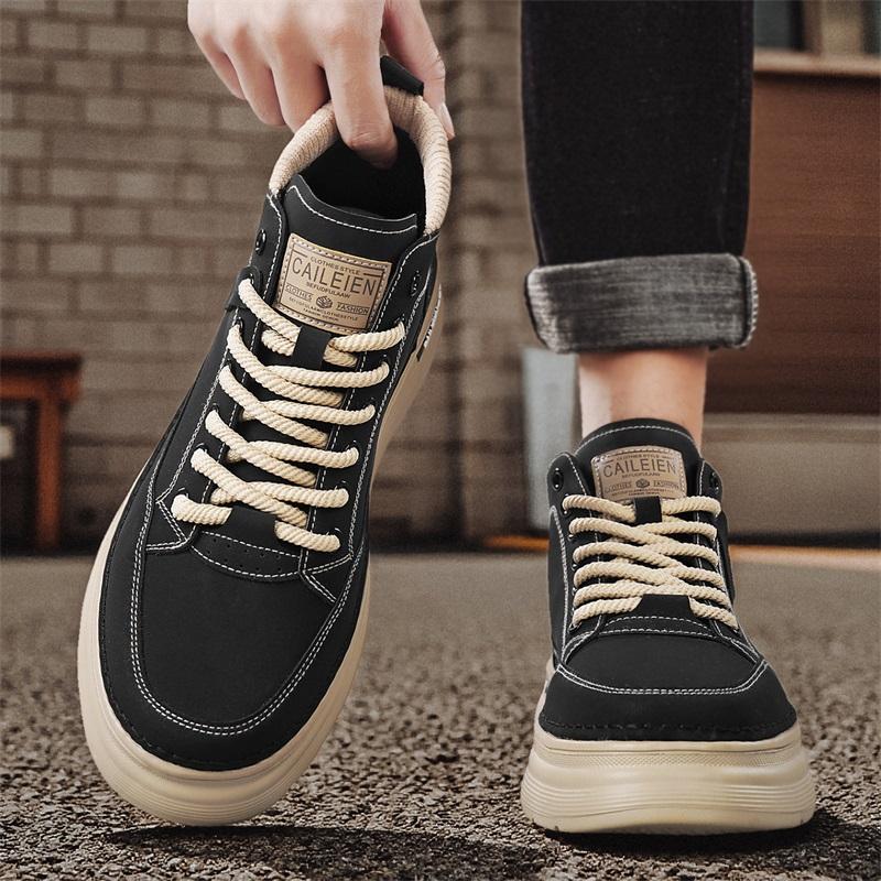 Men 's Casual Four Seasons Fashion Martin Students Comfortable Sneakers Boys Trending Soft Sole Breathable Shoes