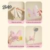 Easy Install Shower Bracket Butterfly Head Holder, Wall Mounted Self-adhesive Handheld Adjustable Holder Bracket, Universal Adjustment Waterproof