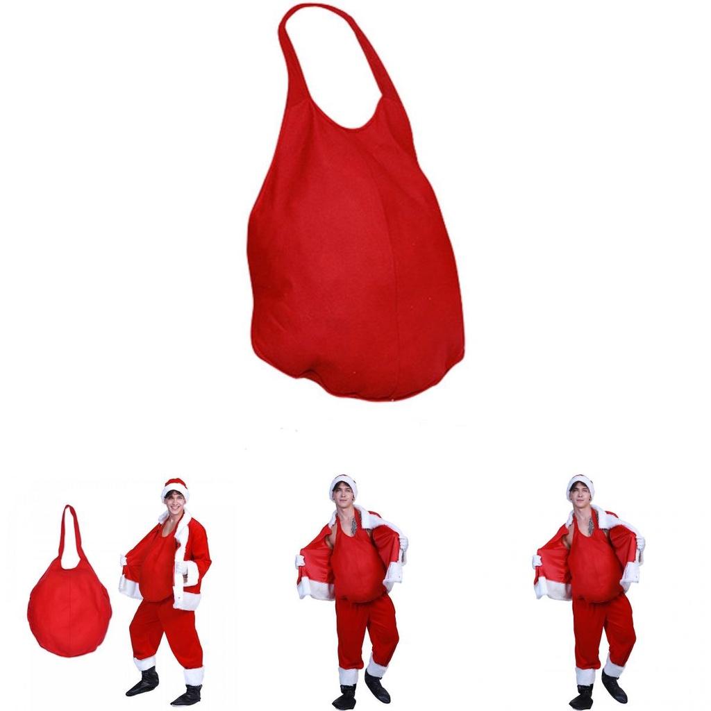 Loose Soft Elastic Closure Christmas Fake Belly For Male And Female