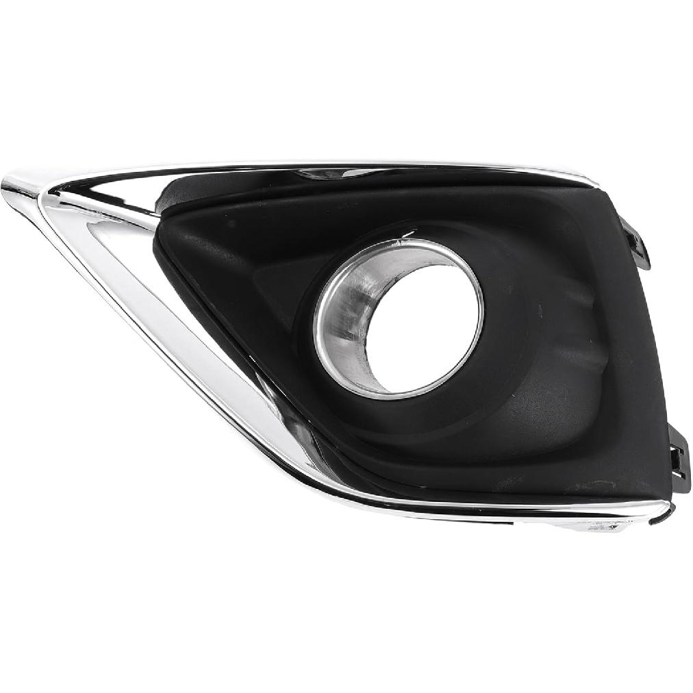 Fog Light Grill for Buick Envision 2019-2020 No.42489938 Front Left Front Lower Bumper Fog Light Cover Inserts Black,Silver Tone 1 Pc