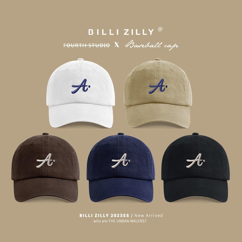 New Baseball Cap Children's Trendy Versatile Embroidered Street Cap Shows Small Face