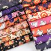 0.5m/1m/5m Pumpkin Halloween Printed Fabric for Halloween Decorative Cloth Tablecloths Door Curtains Handmade DIY Sewing Fabrics