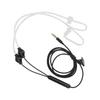 Air Tube Earphone Earbuds Wired Headphones W HandFree Microphone for Samsung 3.5mm Jack(Noir )