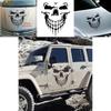 1 Pc Punisher Skull Head Car Sticker Featuring A Stylish Design For Ultimate Car Customization