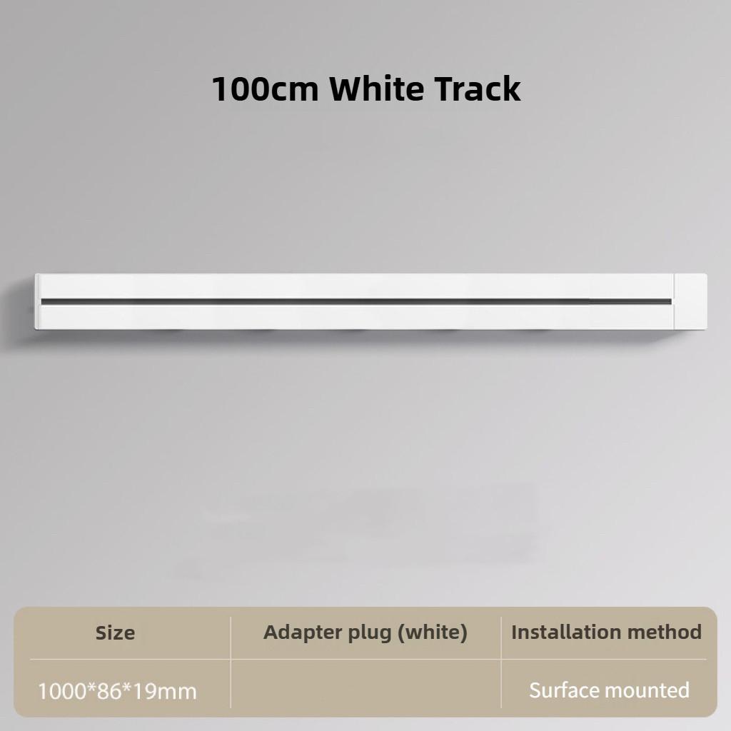 Multi-way Plug Movable Track Power Socket Adapter Wall Power Sliding Rail Socket Home Kitchen Appliances