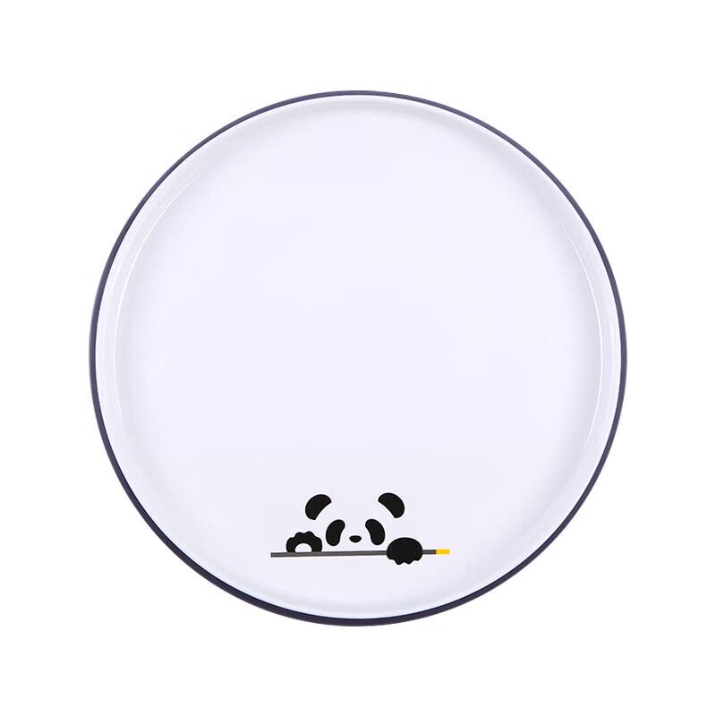 Wuhe Two-Tone Melamine Serving Plate