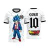 2026 New Adult Men's Dragon Ball Goku 3D Printed Football Jersey T-Shirt Kids Anime T-Shirt Special Football Jersey Unisex Y2k