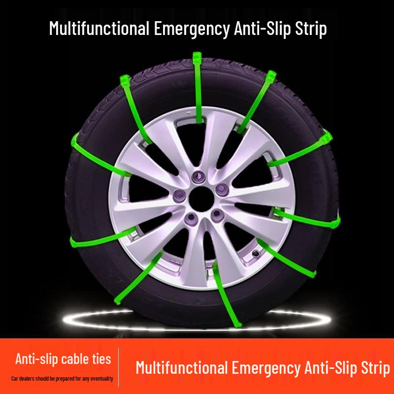Einweg-Schneeketten mit Anti-Rutsch für Elektrofahrzeuge und Motorräder