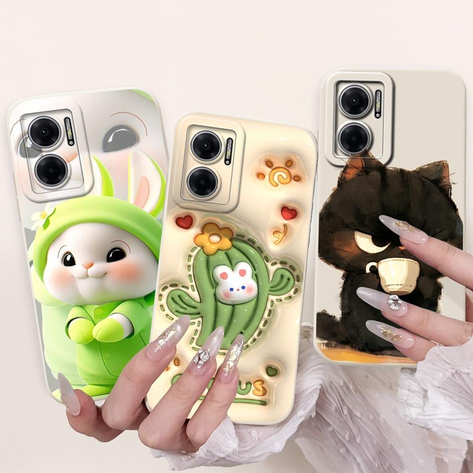 For Xiaomi Redmi 10 5G Fashion Cool Printed Phone Case For Redmi Note 11E Redmi10 5G Soft Silicone Shockproof Cases