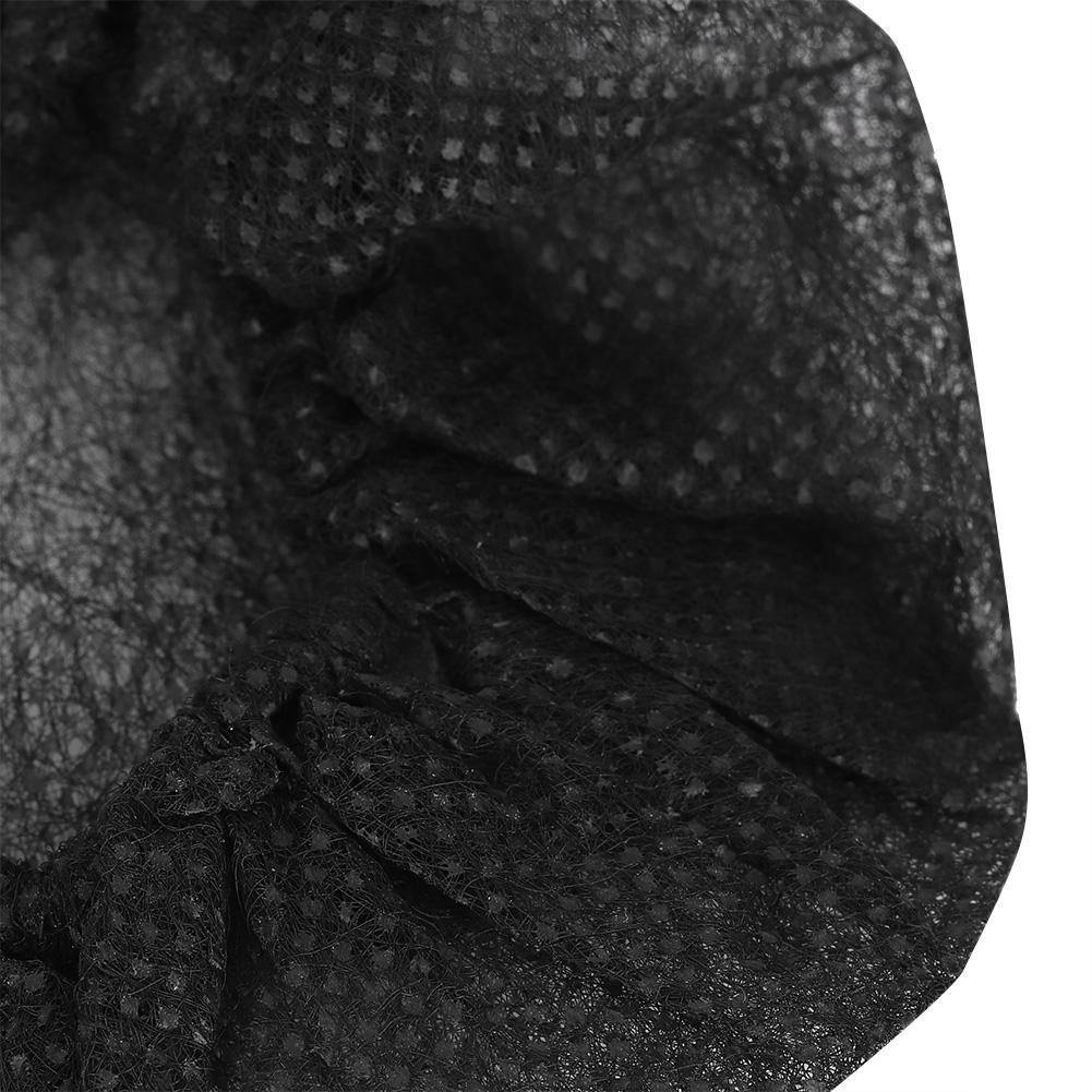 100 Stück Einweg-Vlies-Mikrofonabdeckung Zubehör für KTV Bühne Interview Zubehör(Rot und gelb )