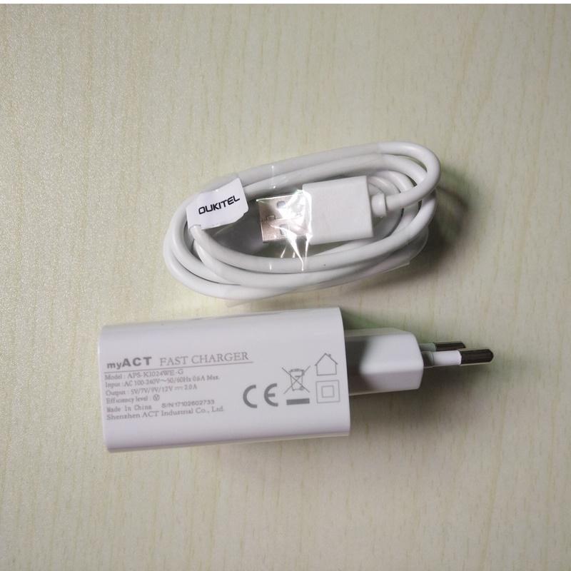 Cabo USB Original Carregador Adaptador de Plug para OUKITEL K10000 Pro k10000 pro