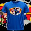 Summer Unisexs Planet Battle Gatchaunisex Printed Round Neck TShirt Pure Cotton Retro Leisure Large Street Sports Short Sleeve