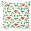 Vintage Floral Pattern Double-Sided Printed Pillow Cover Short Plush Suitable Living Rooms Bedrooms Sofas Throw Cushion Cover