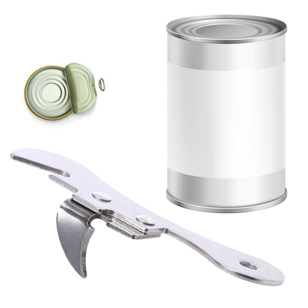 Manual Tin Can Opener Bottle Jar Beer Opener Kitchen Tools Gadget Easy Operate Gift for Bar Household Dady Boyfriend