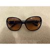 Used TORY BURCH Sunglasses Black Brown Lens