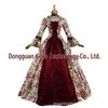 6-farbiges viktorianisch-gotisches Prinzessinnen-Ballkleid Kostüm für Halloween