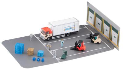 TOMYTEC The Truck Collection Truck Collection Logistics Site Truck Set B Kyuso Shipping