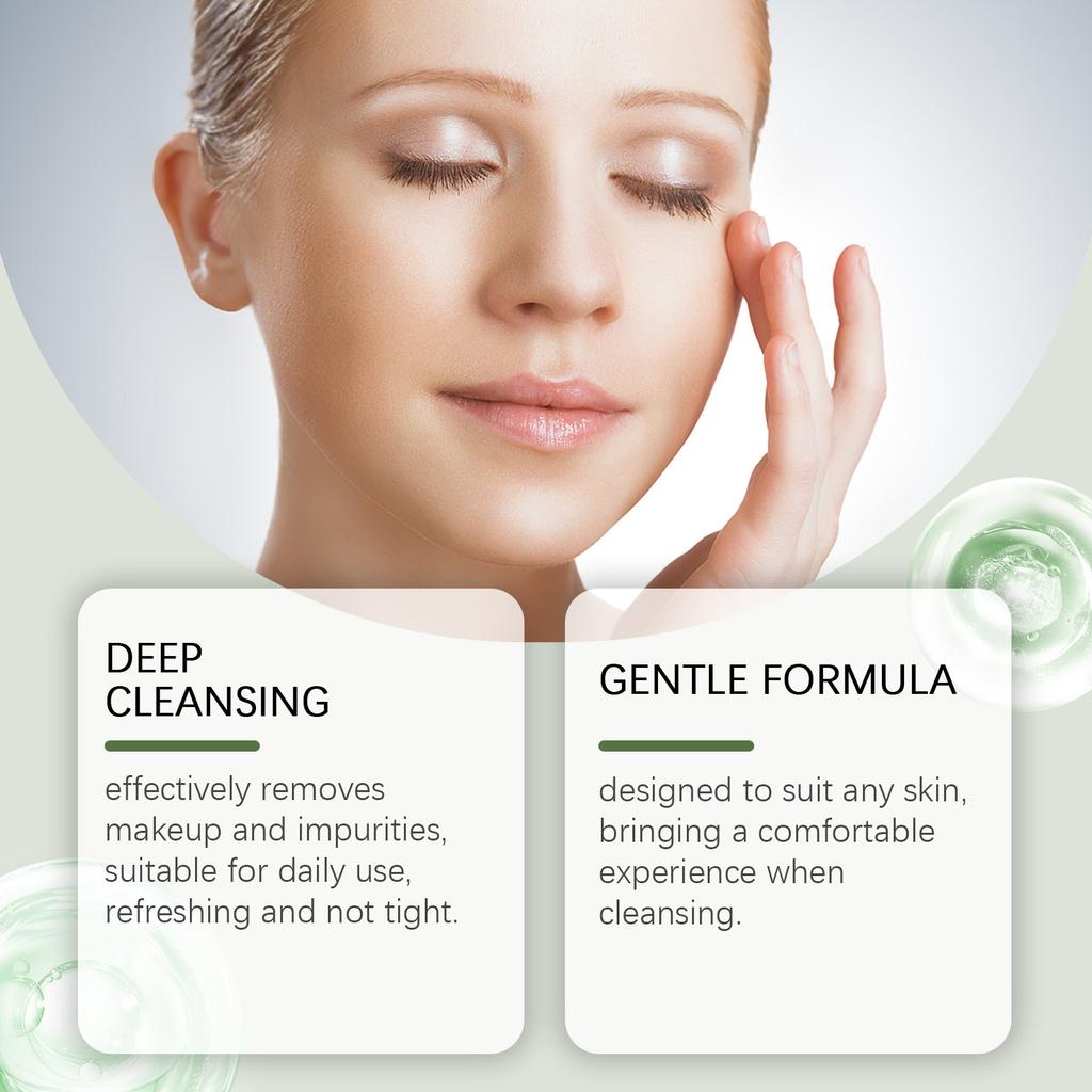 HOYGI Gentle Soothing Cleansing Oil Mild Makeup Remover for Face Eyes and Lips Refreshing Cleansing Oil