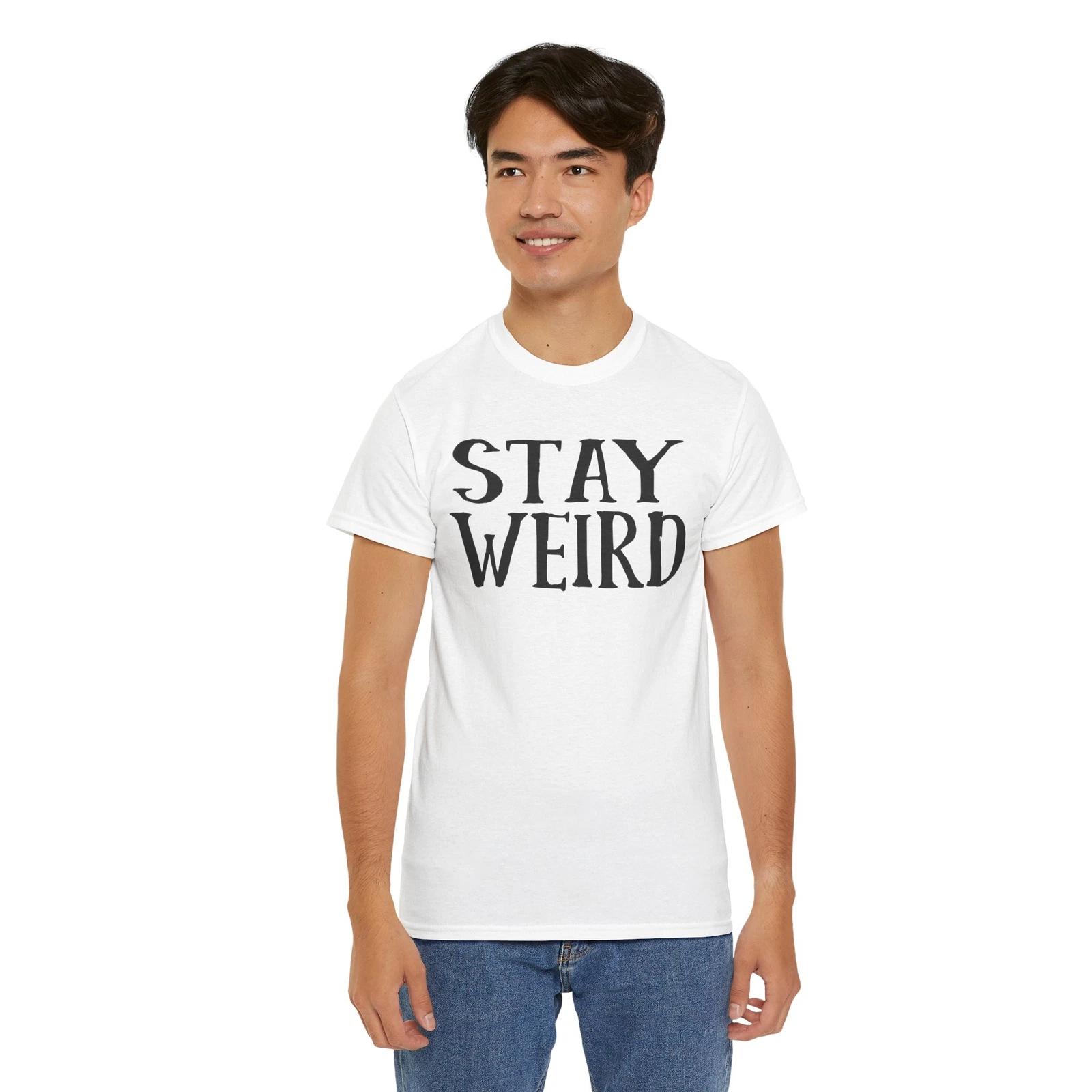 Alternative Fashion T-Shirt | Stay Unique & Weird Tee | STAY WEIRD Shirt XL