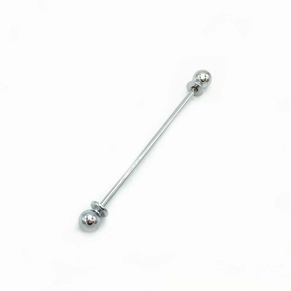 3 Stück Zylinder-Design-Anstecker für Hemdkragen Spiralverschluss Halsketten-Anstecker für Hemd Party
