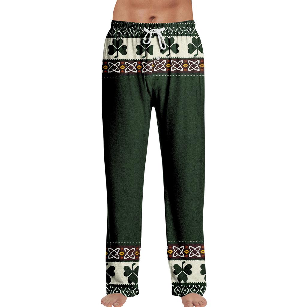 Men's St. Patrick's Day Print Home Sleep Pants
