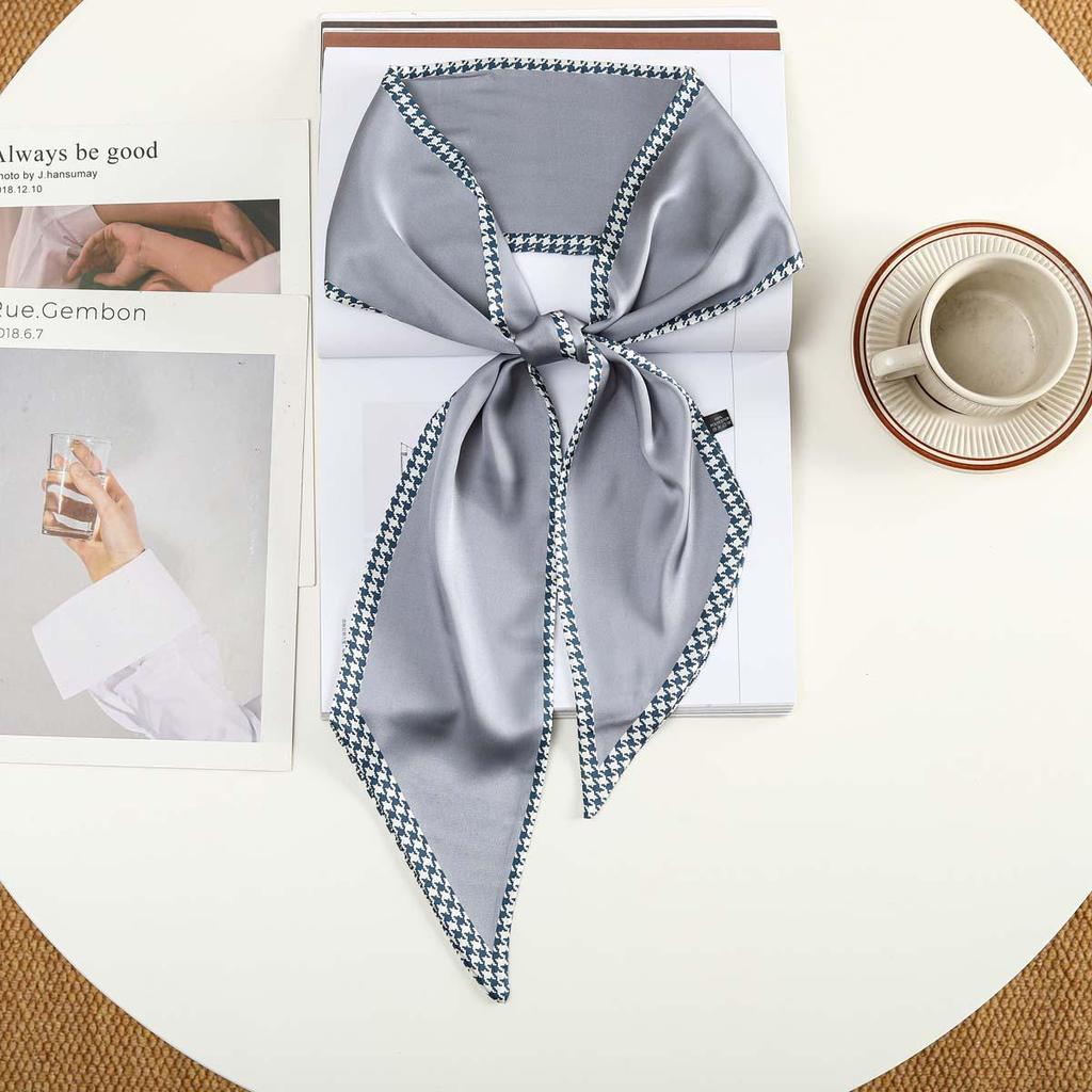 Trendy Silk-Like Ribbon Headband & Scarf: Multi-functional Hair Tie, Headscarf, Waistband - Hot Fashion Item