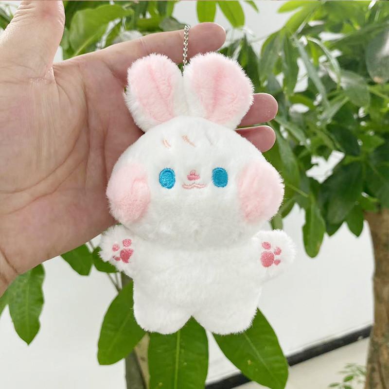 Plush Lovable Mini Cat Hanging Doll Keychain Perfect Companion For Bags And Key Accessories