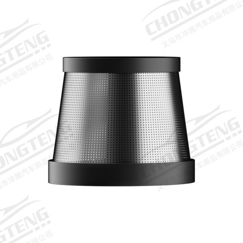 Washable HEPA Filter Cartridge for Car Vacuum Cleaner with Multiple Accessories.