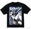 2026 Akame ga Kill! Schwarzes reines Baumwoll-T-Shirt mit Druckmuster des Esdeath Ice Power Poster Art