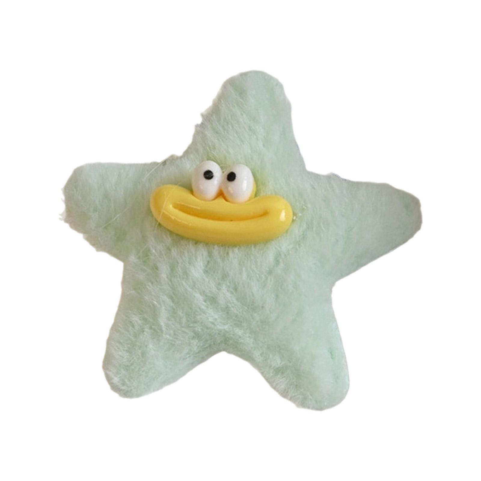 

Заколка для волос Y2K в виде звезды для девочек, милая, забавная, заколка-уточка для волос, головной убор, аксессуары для волос для женщин, девочек 1 жёлтый