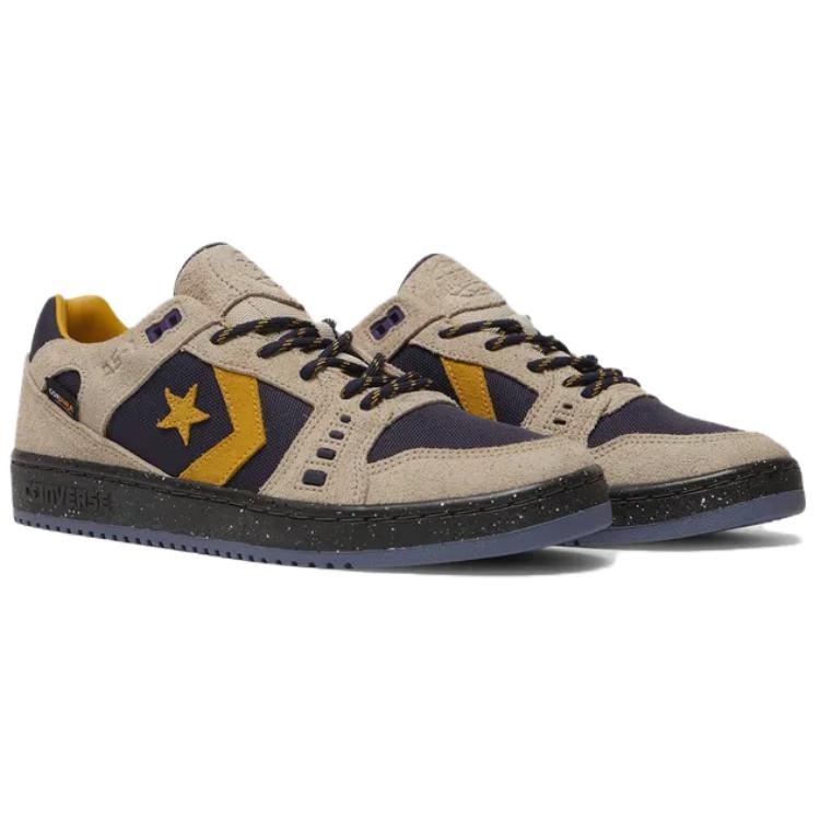 Converse As-1 Pro Comfortable and Minimalist Low-top Slip-resistant and Wear-resistant Sneakers Unisex Grey-brown