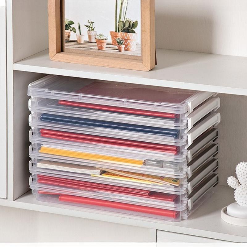 7-layer Storage Box Document A4 Sorting Box Important Information Household Registration Book Passport Storage Box Storage Box