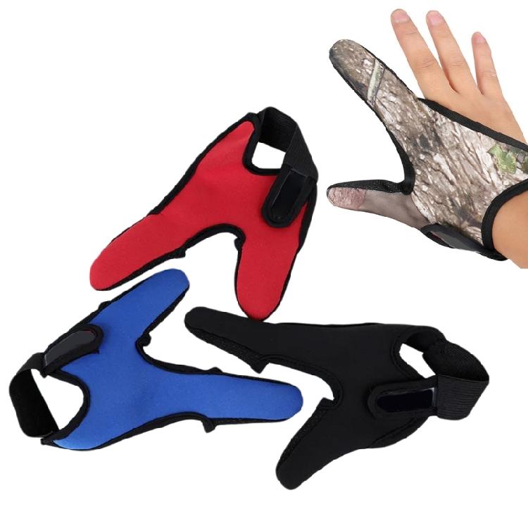 1 Pair Breathable and Skidproof Fishing Enthusiasts 2 Finger Gloves Comfortable Fisherman Gloves with 2 Finger Designs
